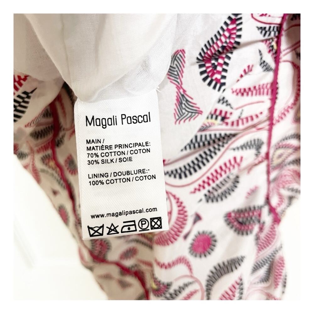 Anthropologie x Magali Pascal Lula Floral Tiered Dress Silk Blend Mini Sz XS - Picture 11 of 12